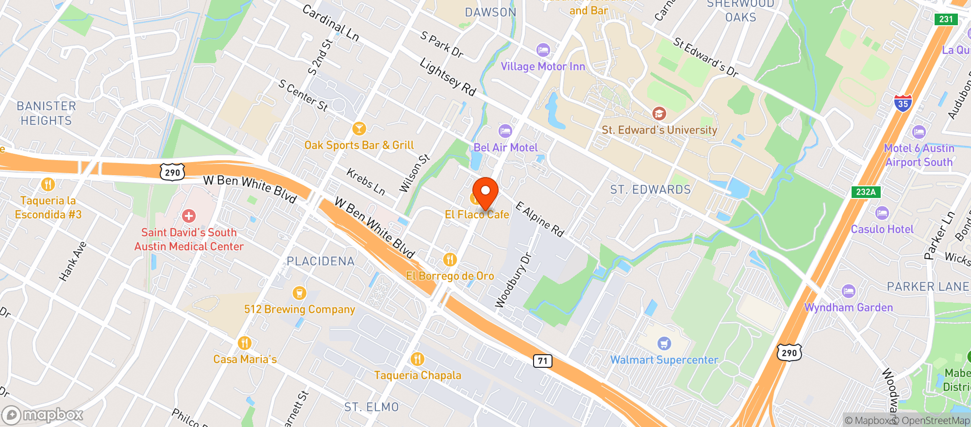 Map showing Cute Nail Studio Congress