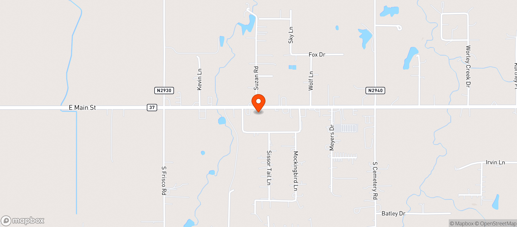 Map showing Hinie Wine & Spirits - Tuttle