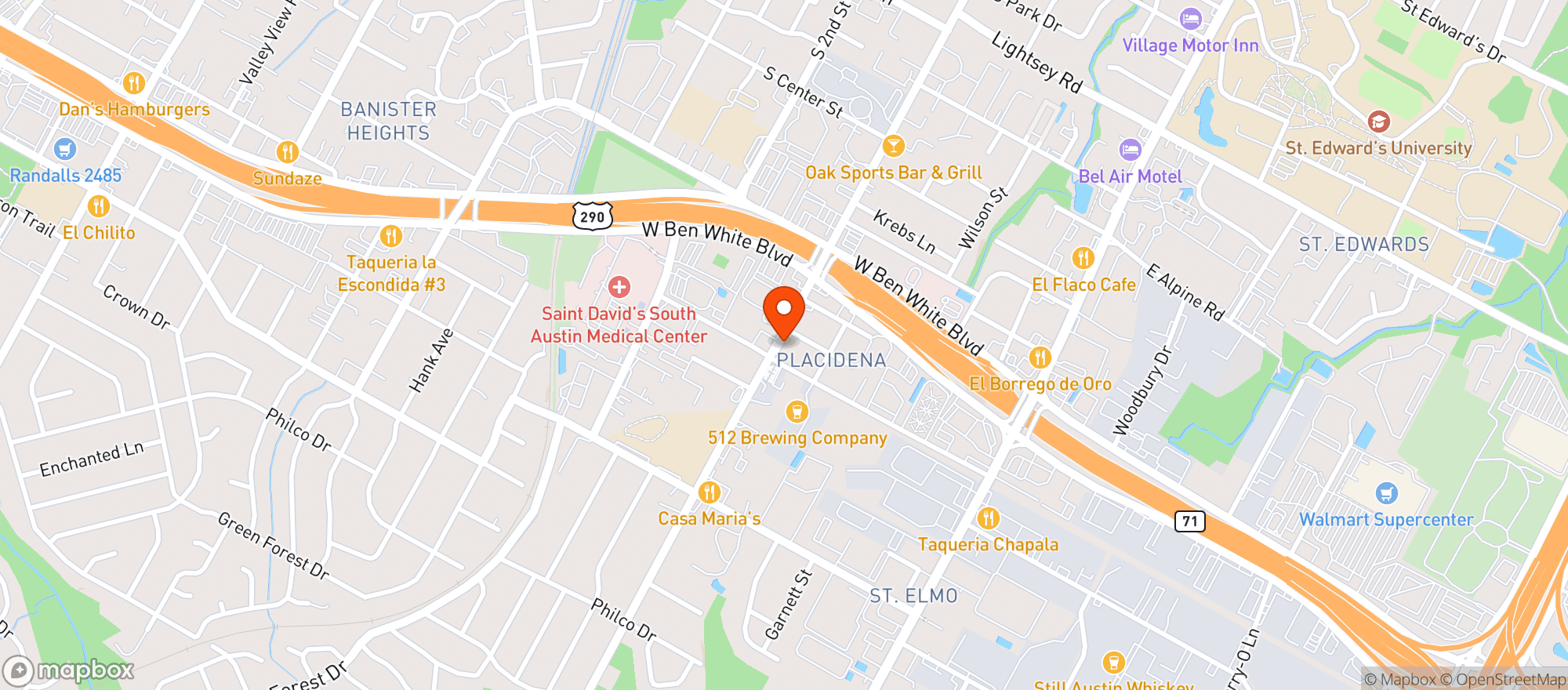 Map showing Shell