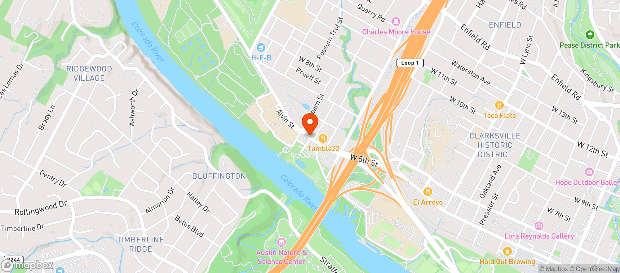 Map showing Exxon