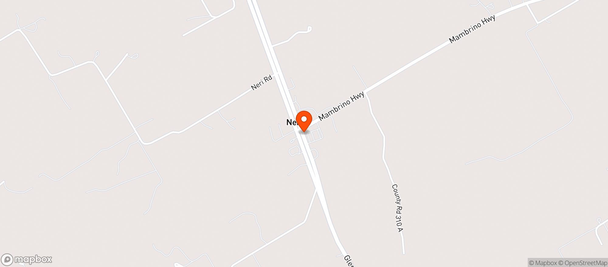 Map showing Allsup's