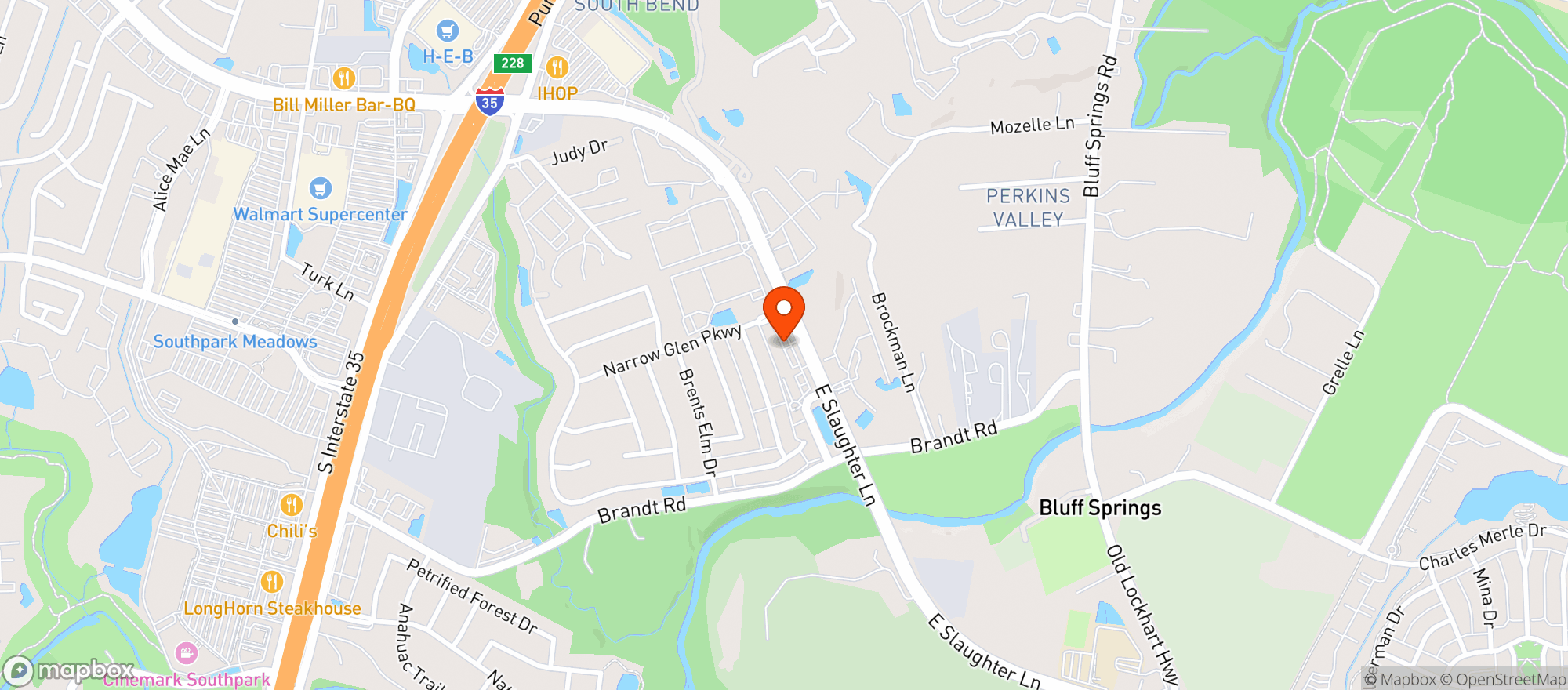 Map showing Amigo Smoke Shop
