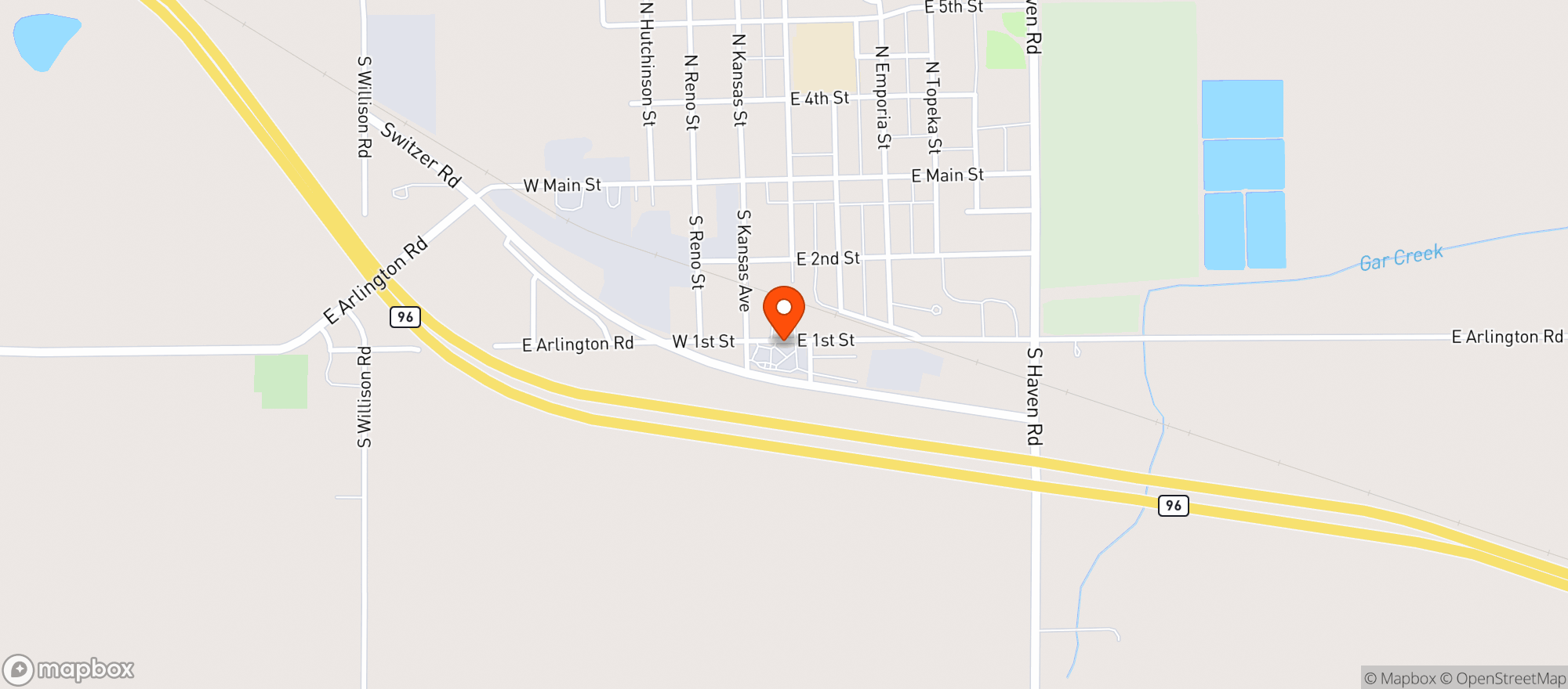 Map showing All Sports Liquor