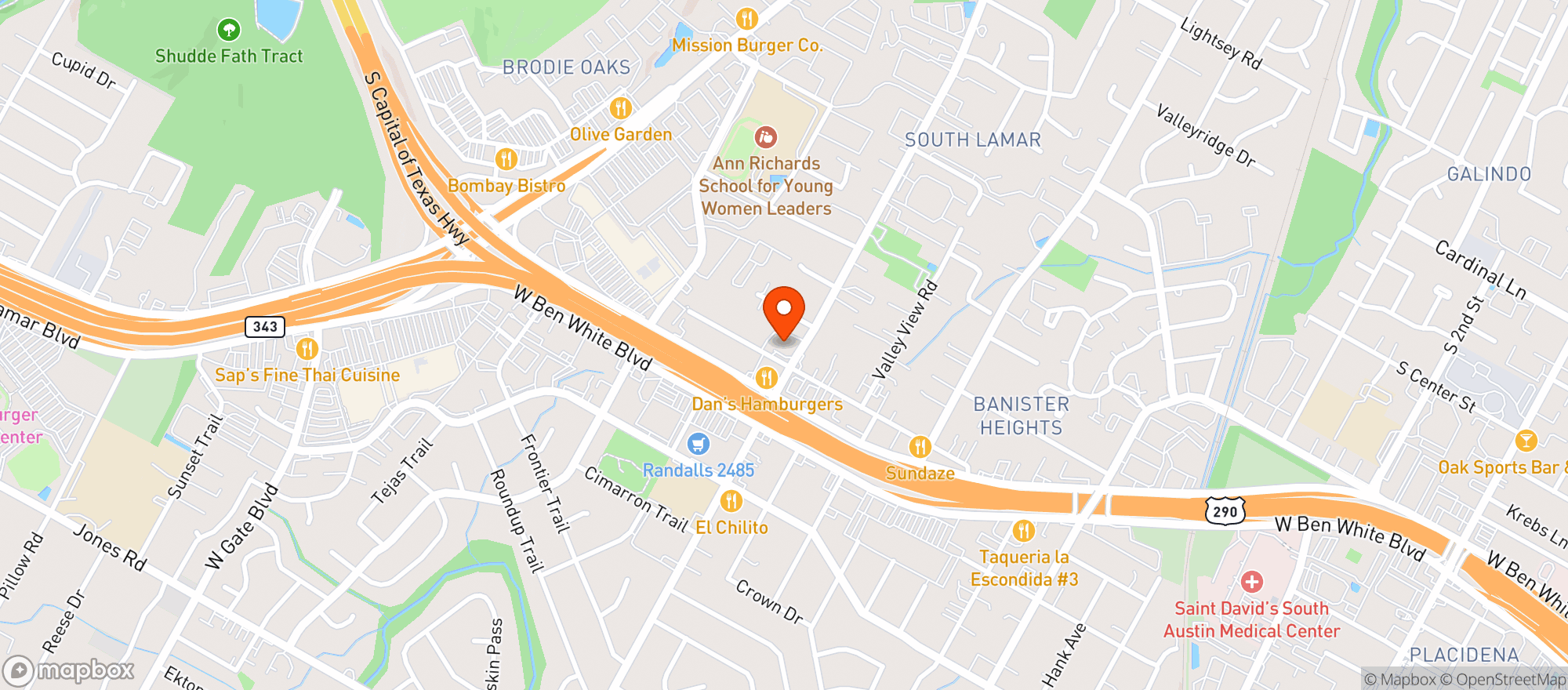 Map showing Radio Coffee & Beer