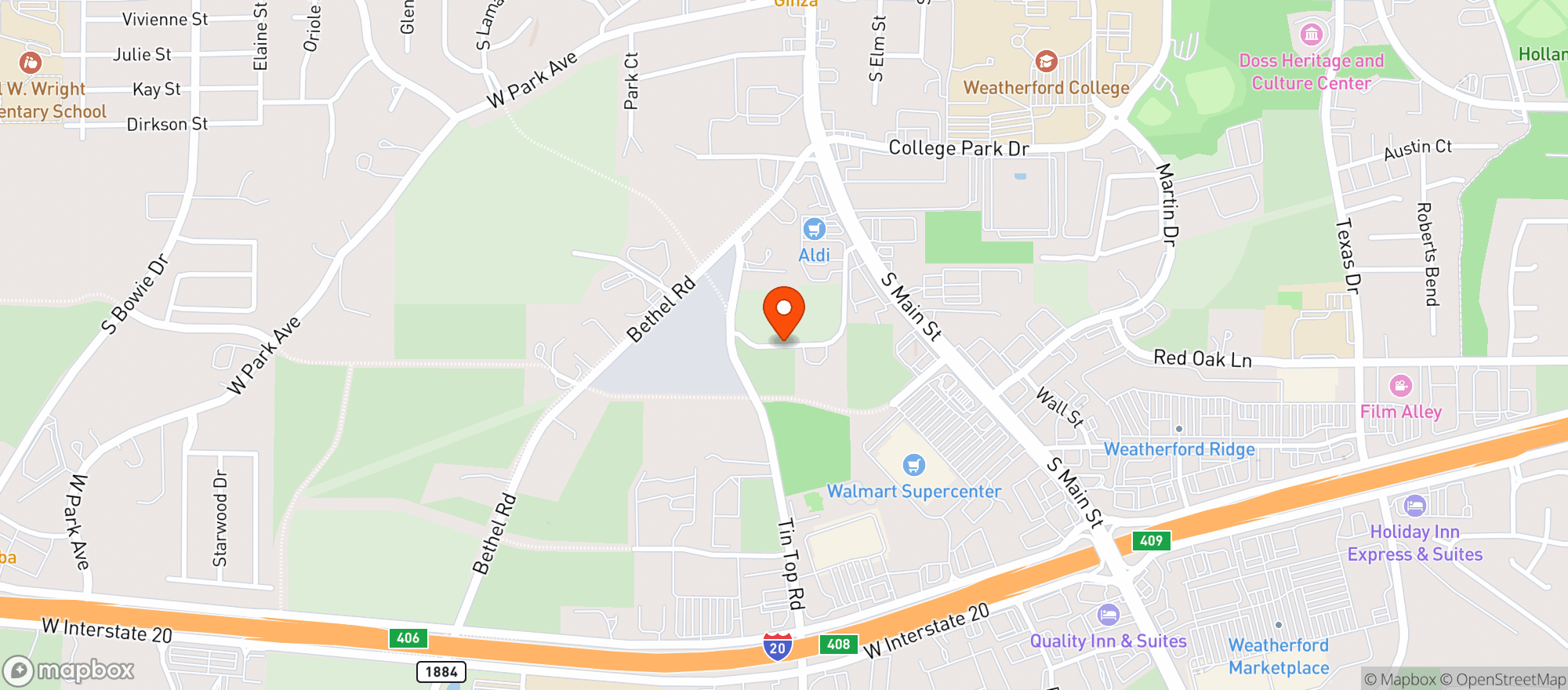 Map showing Specs Wine Spirits & Finer Foods
