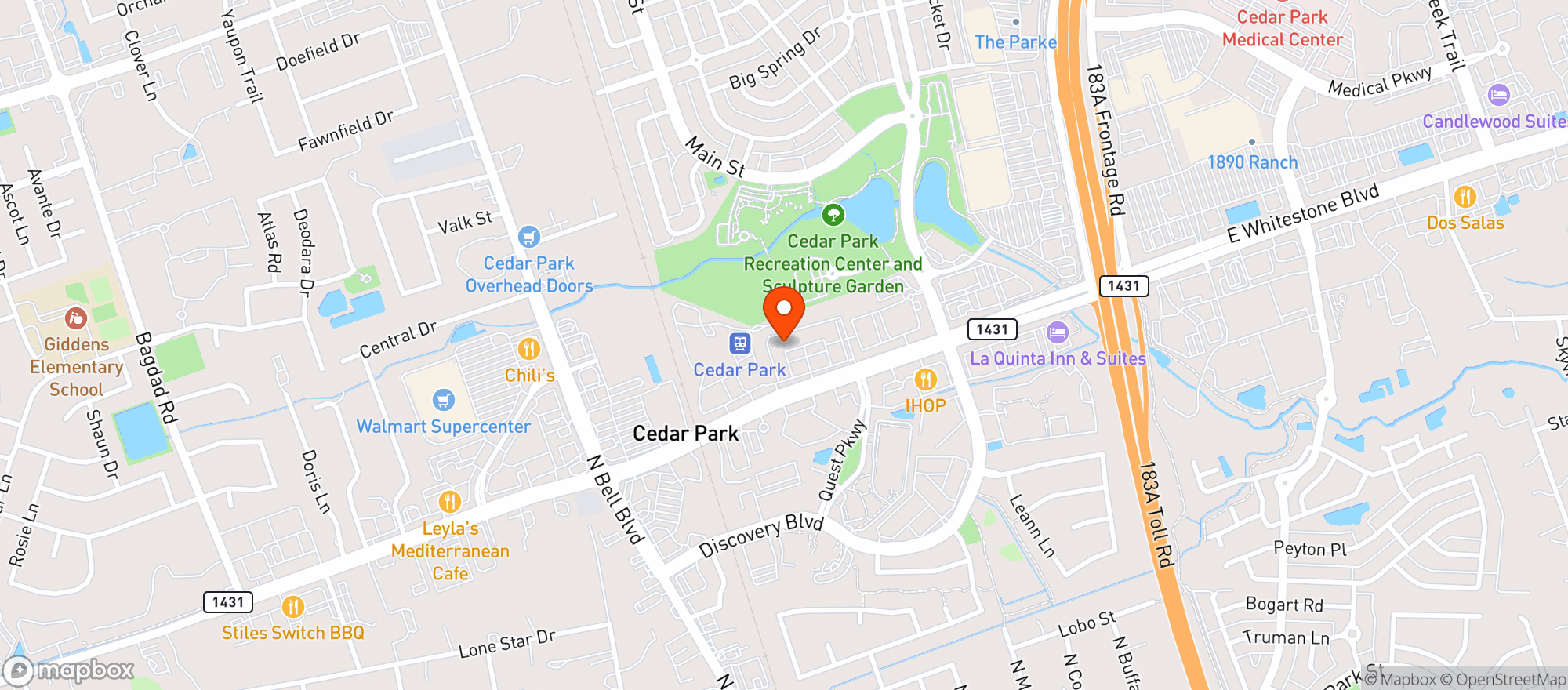 Map showing Delta Days