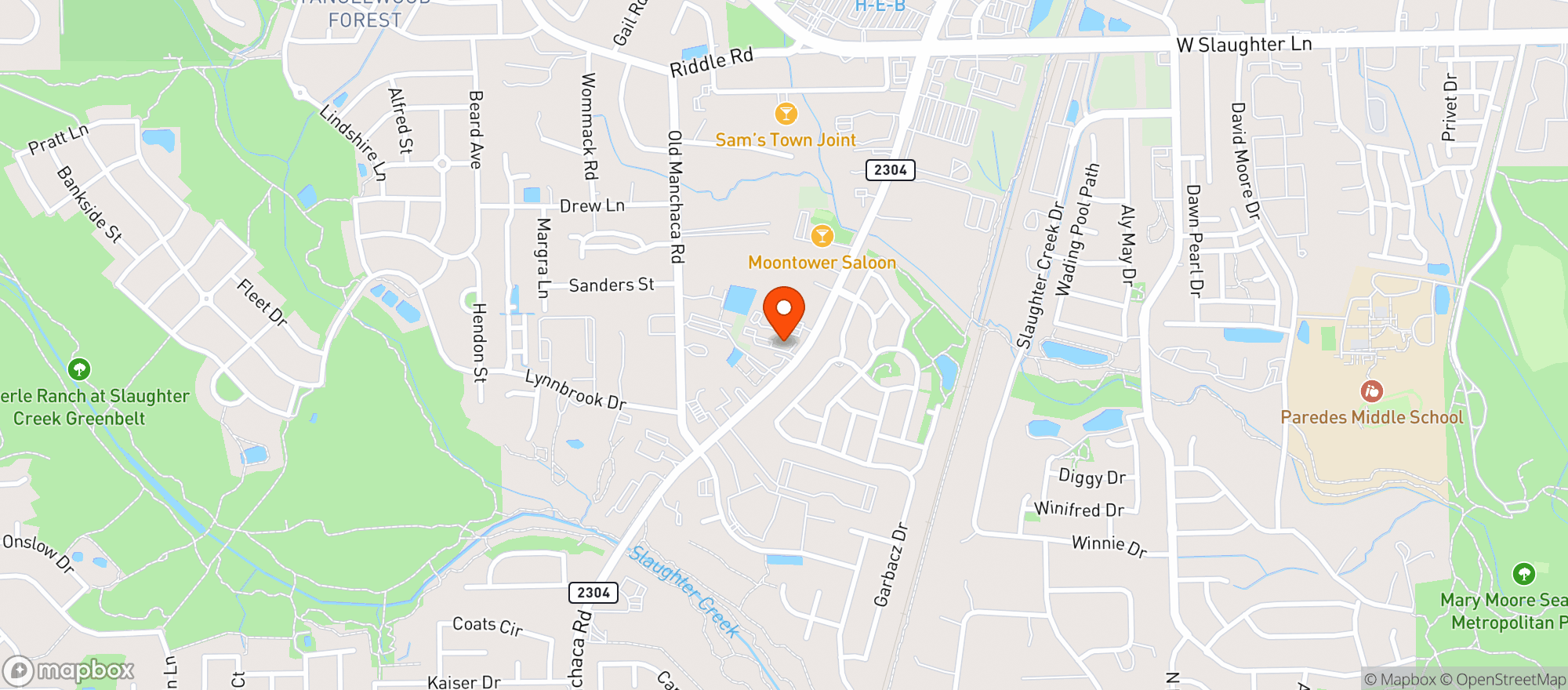 Map showing Parlay House