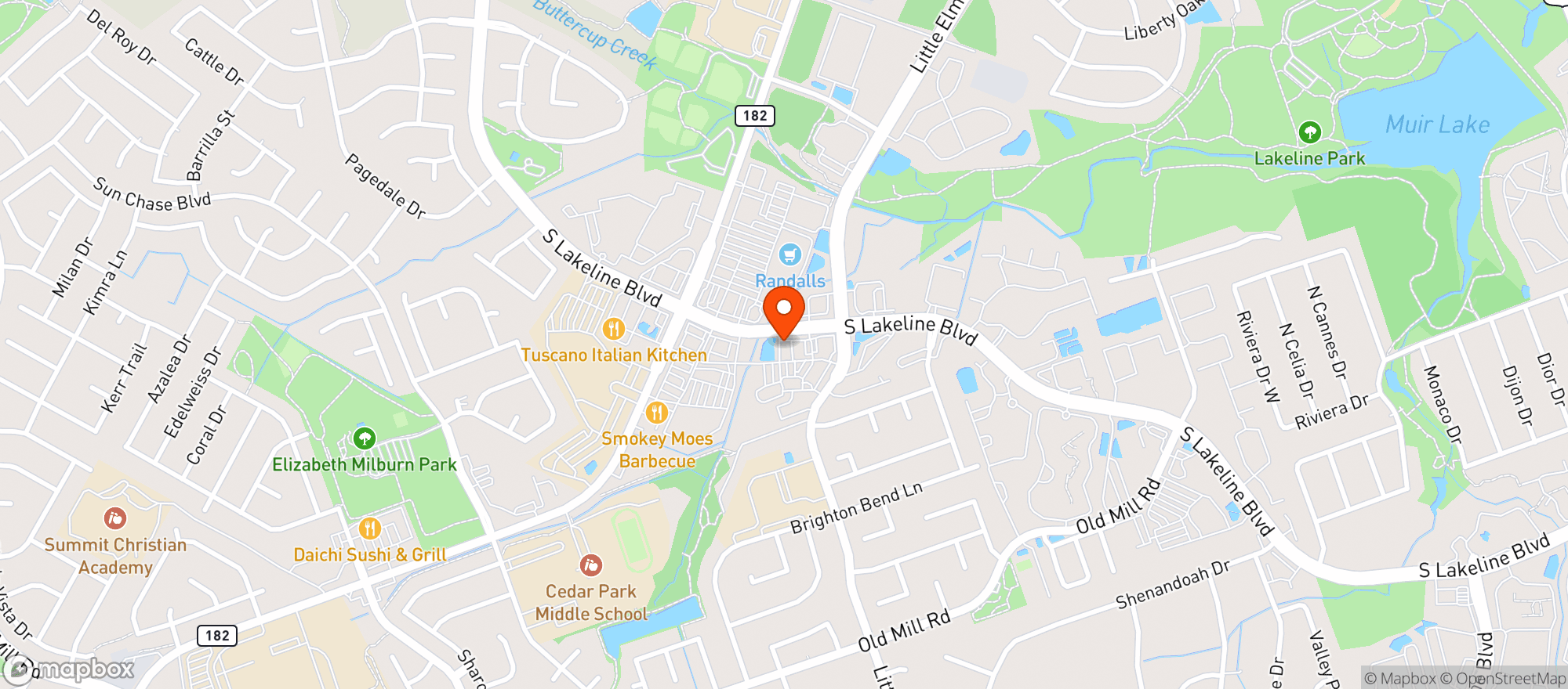 Map showing Sprouts Farmers Market