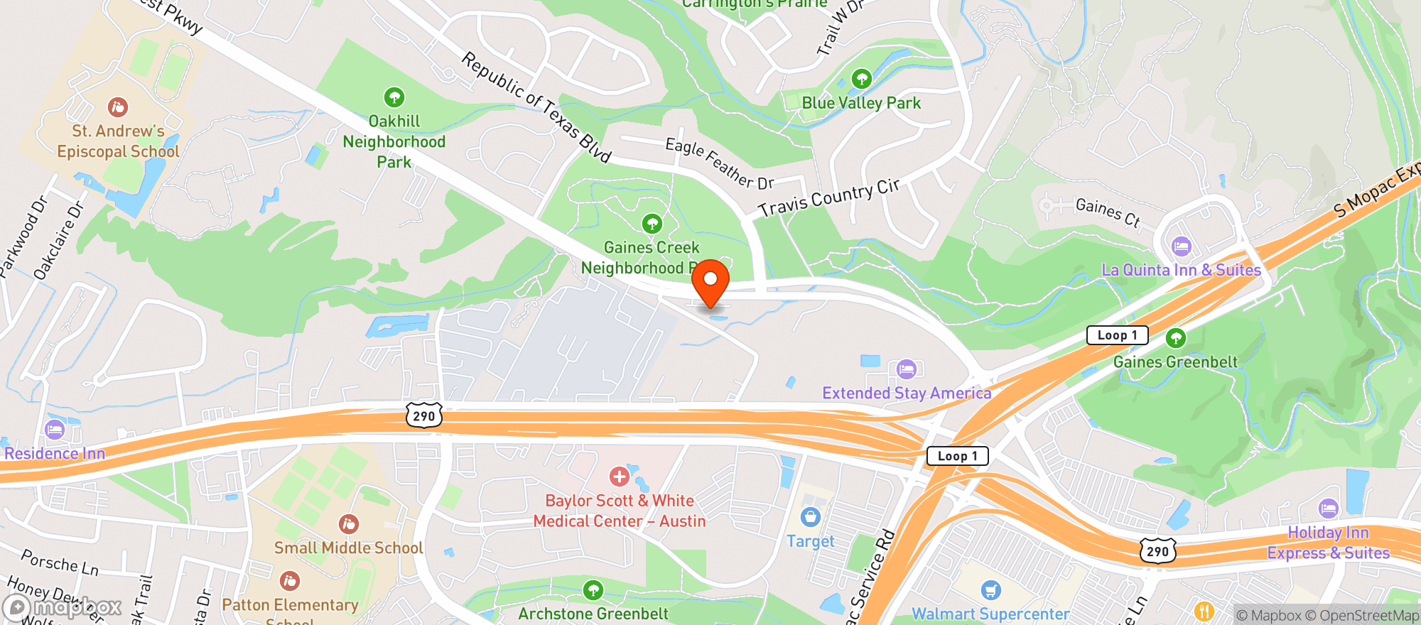 Map showing 34 Wine & Spirits