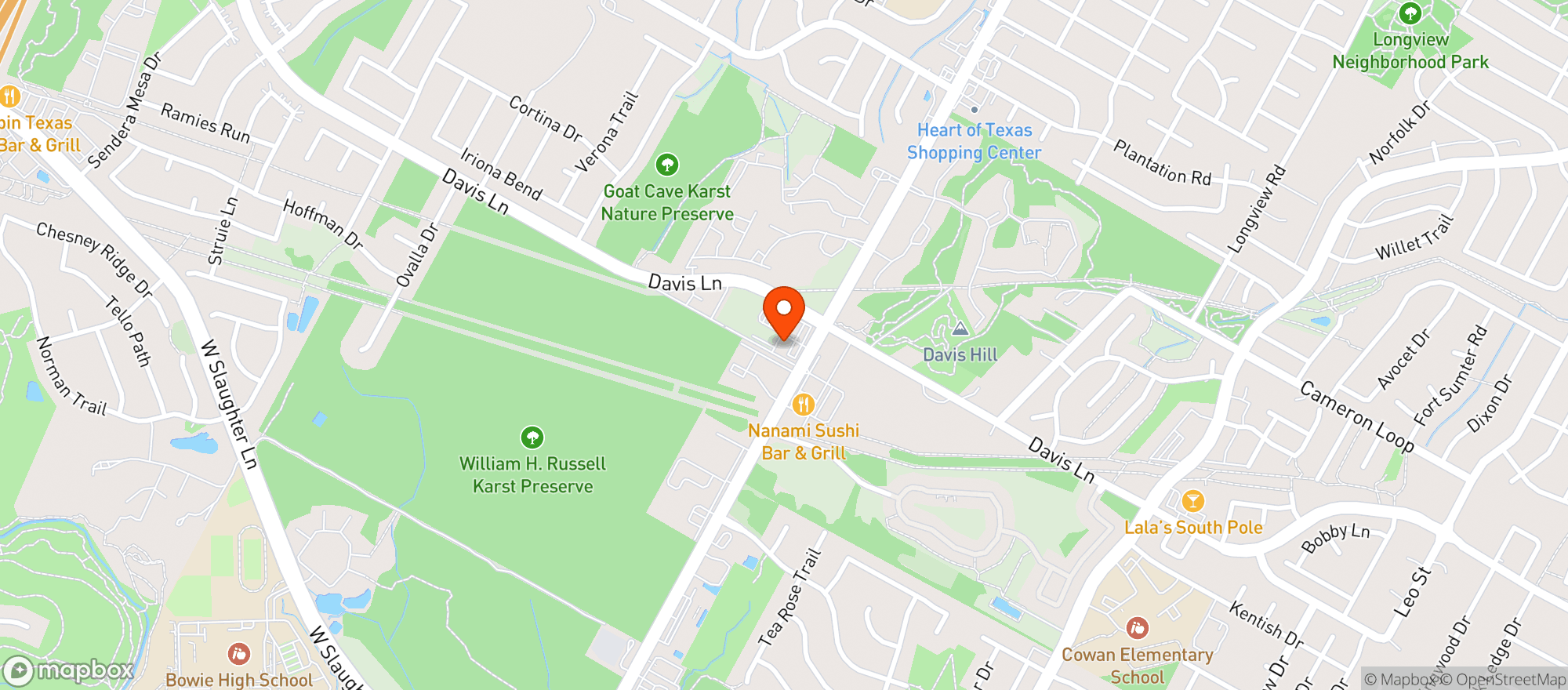 Map showing Vincents Sports Pub