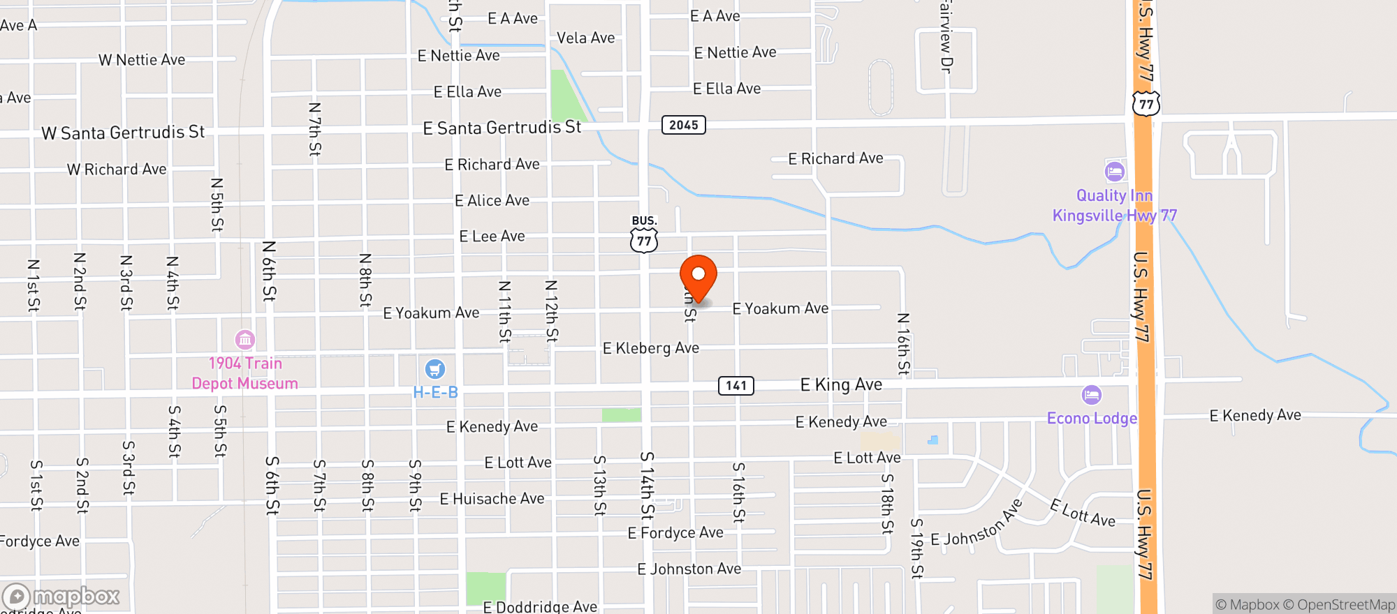 Map showing Betos Community Grocery