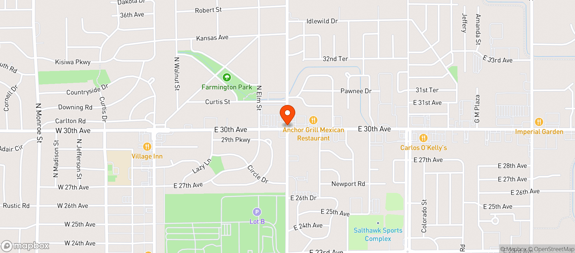 Map showing Dj Liquor