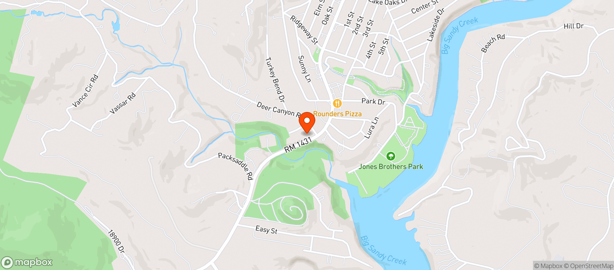 Map showing Alba Wine Bar