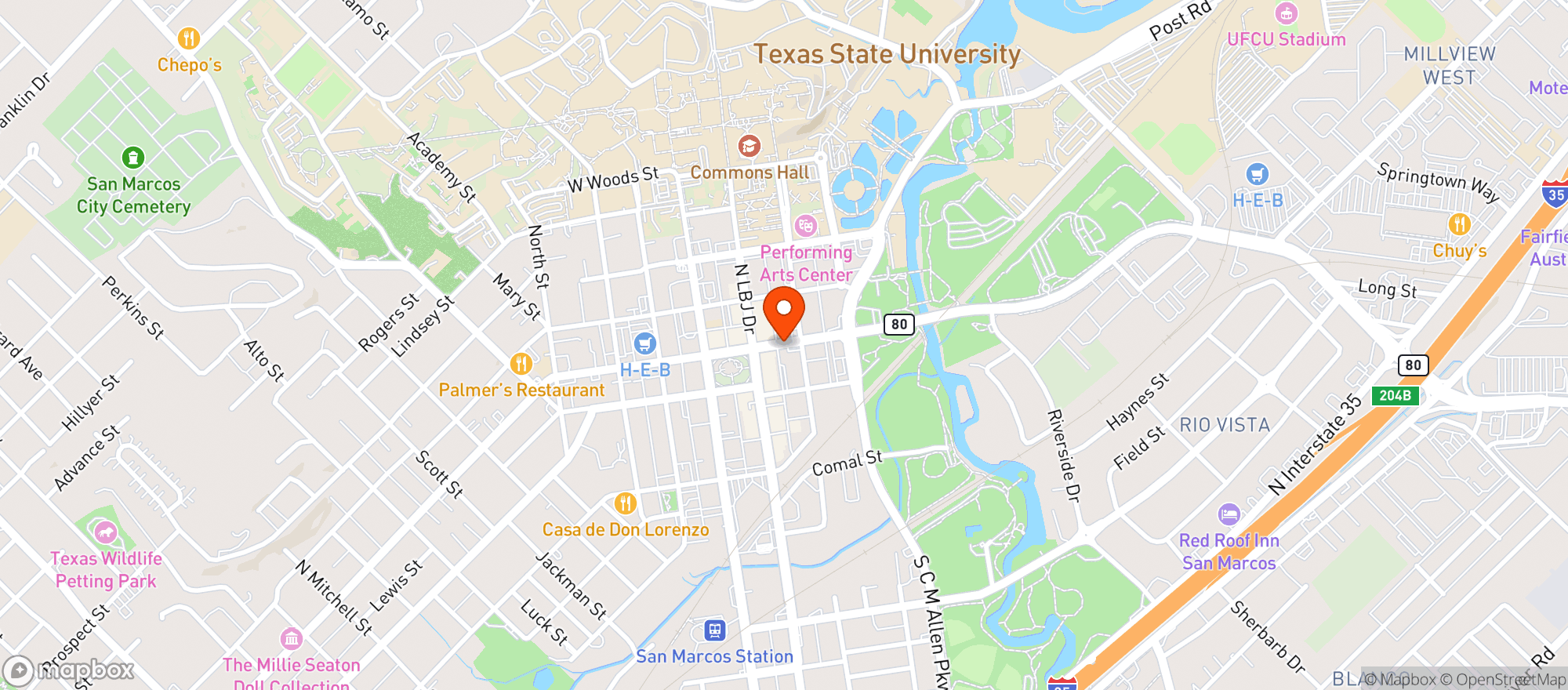 Map showing Chimys Cerveceria