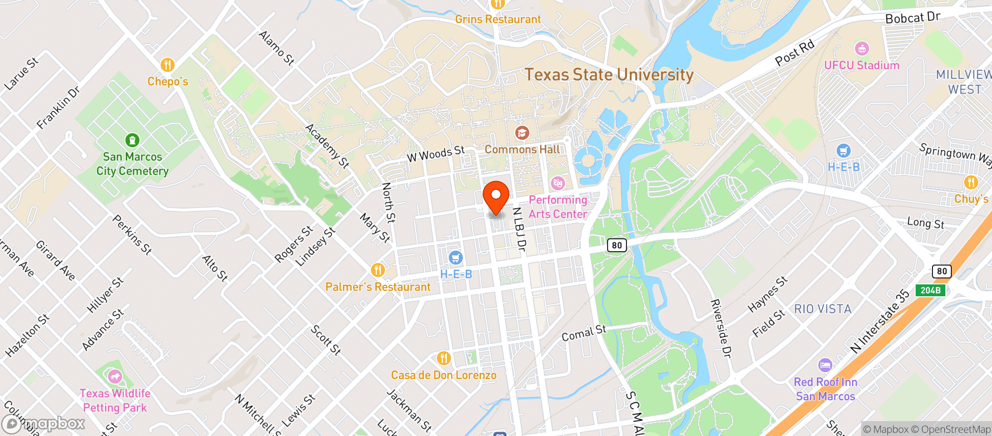Map showing Marvelous Smoke