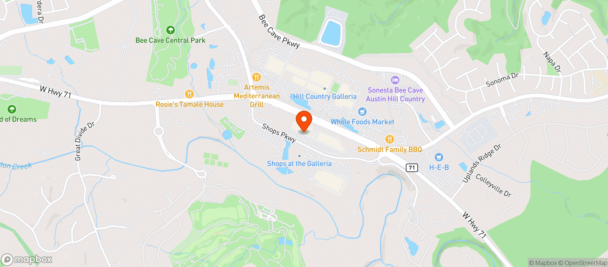 Map showing Trader Joes #450