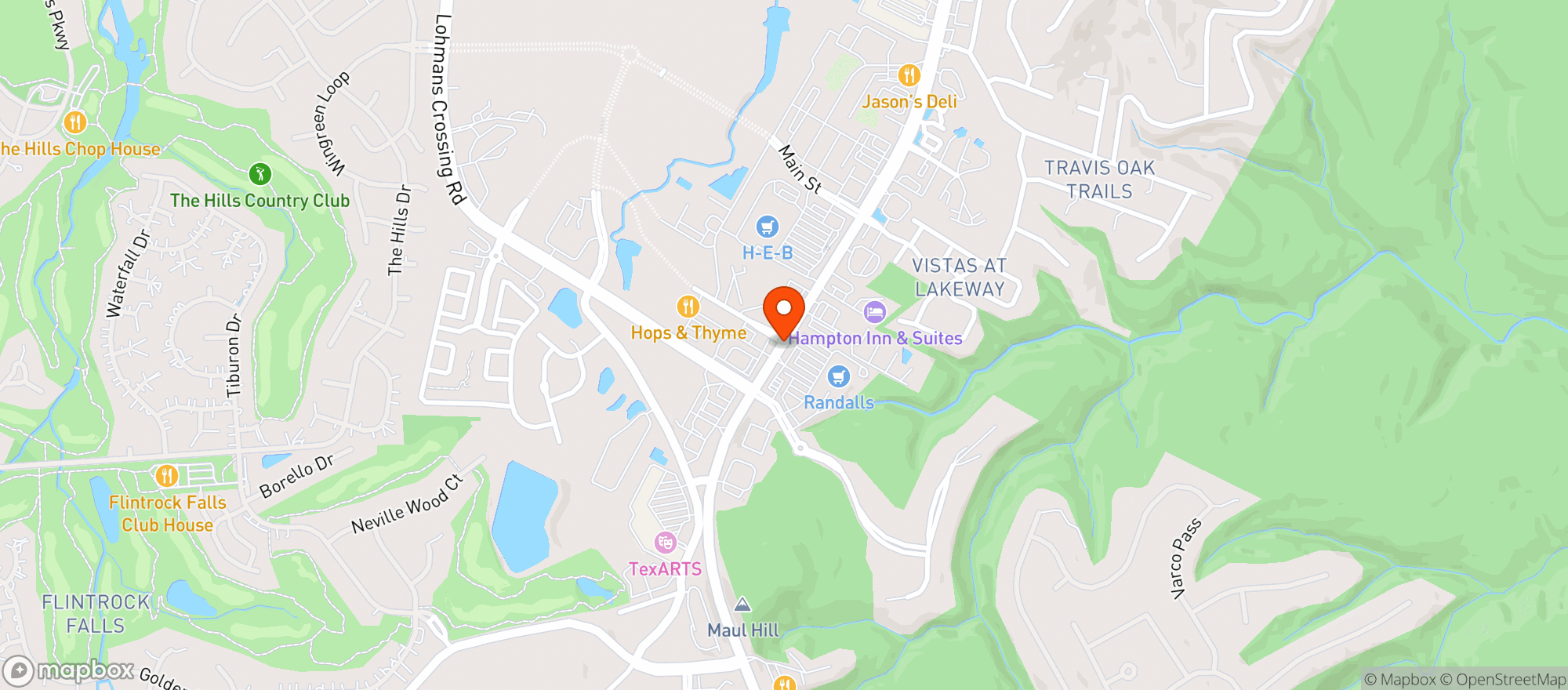 Map showing Randalls Food Market