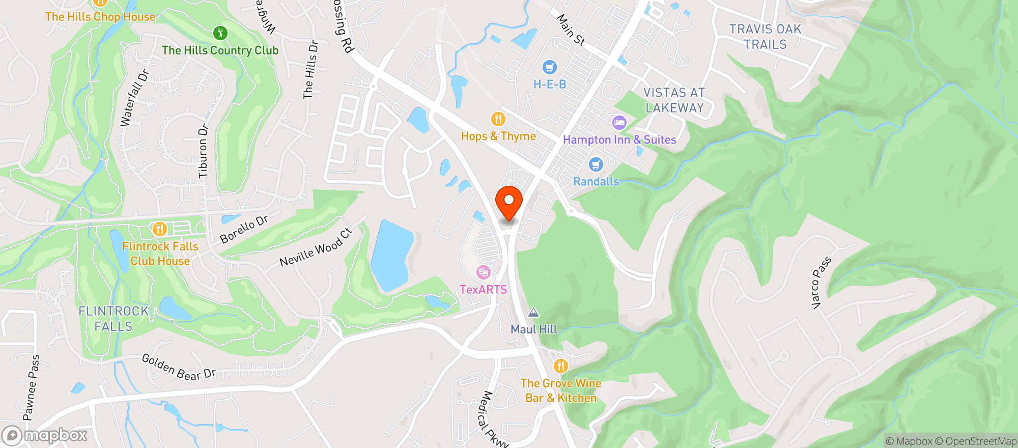 Map showing Awesome Liquors