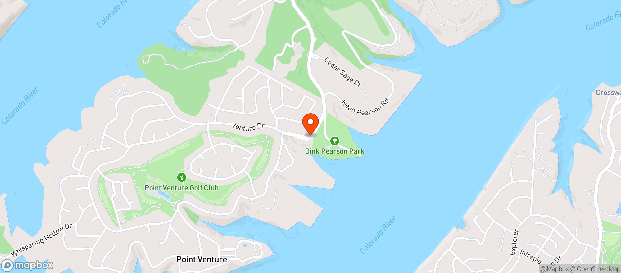 Map showing Venture Mart