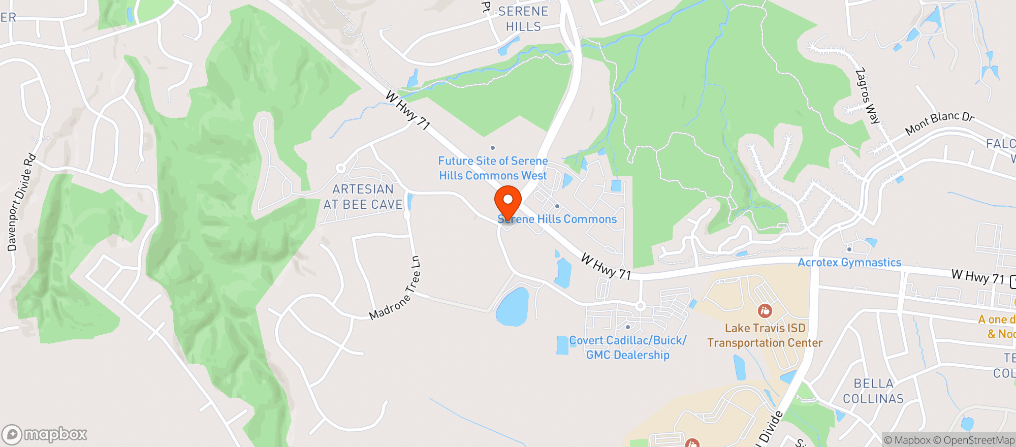 Map showing 7 Eleven #41166