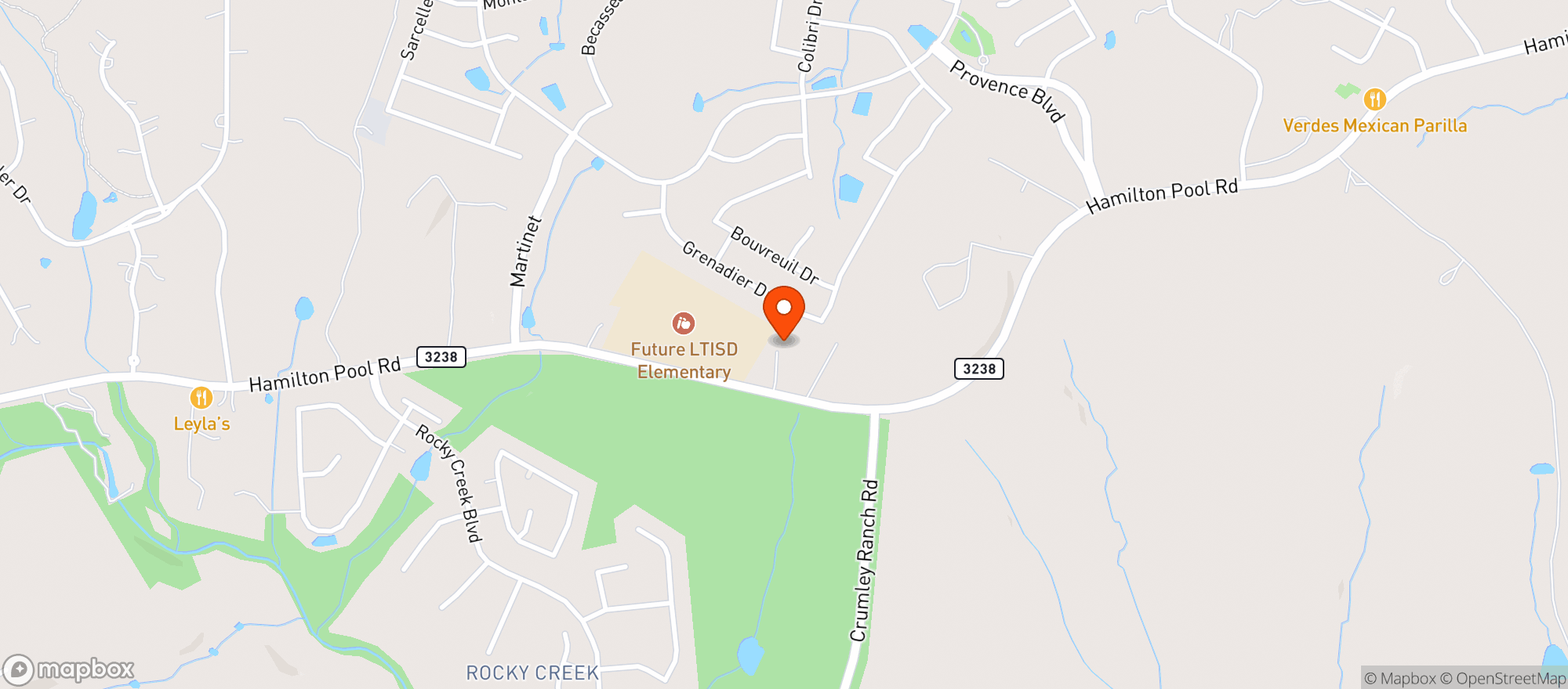 Map showing Snax Hut