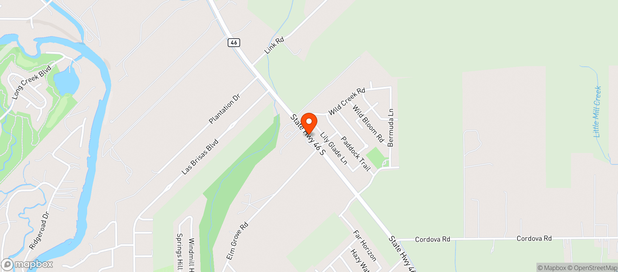 Map showing Pooters Liquor Store