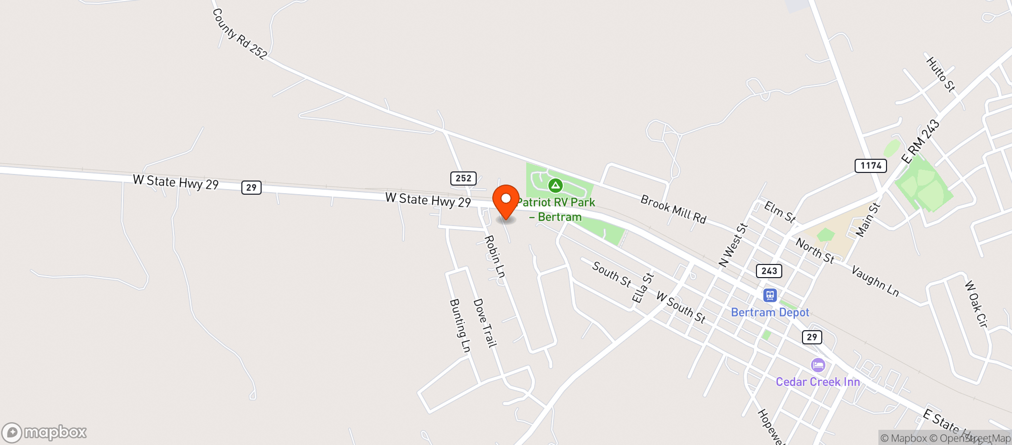 Map showing Oci Liquors LLC