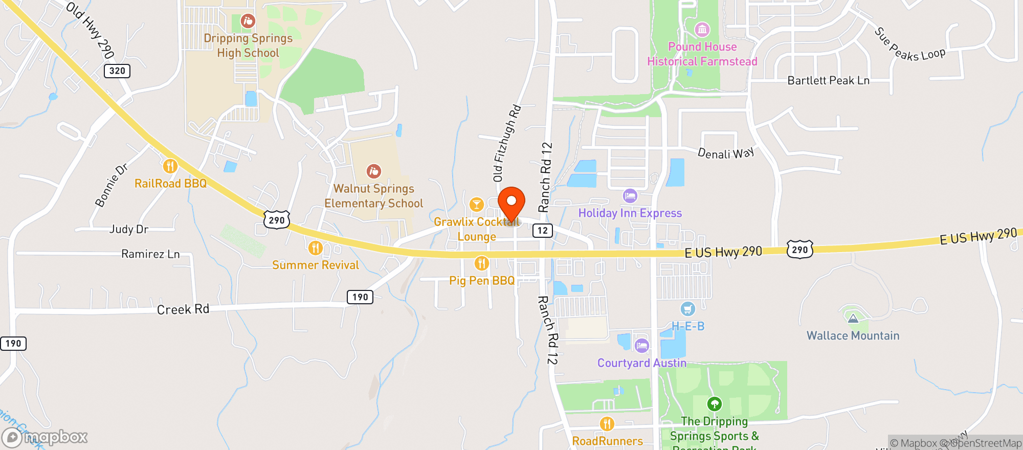 Map showing Barber Shop