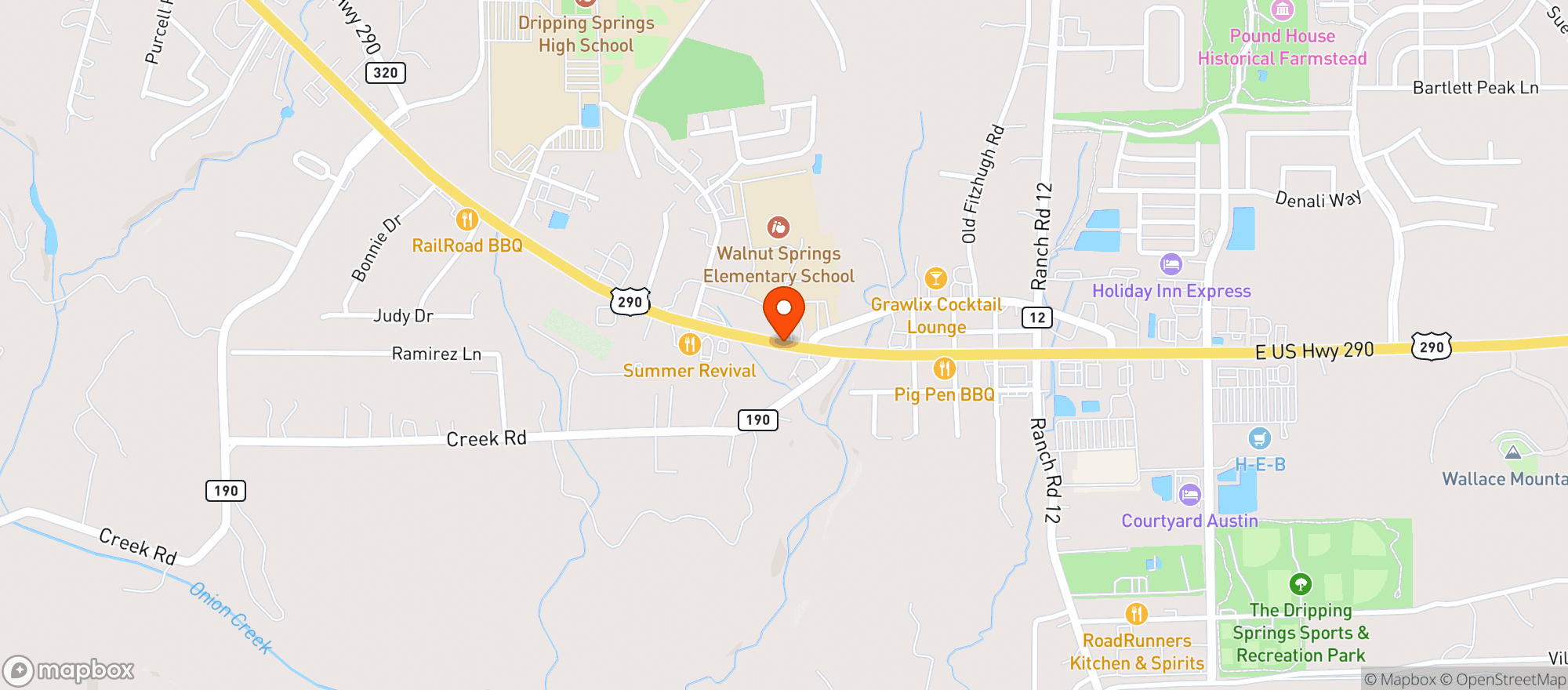 Map showing Road Trip Store #140