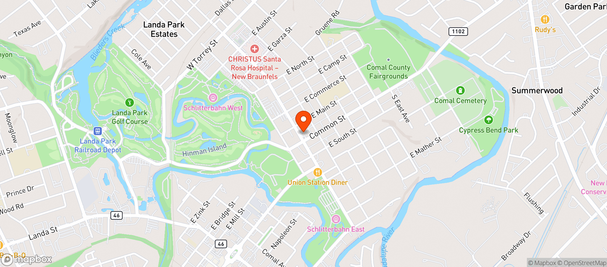 Map showing Fill Spot #2