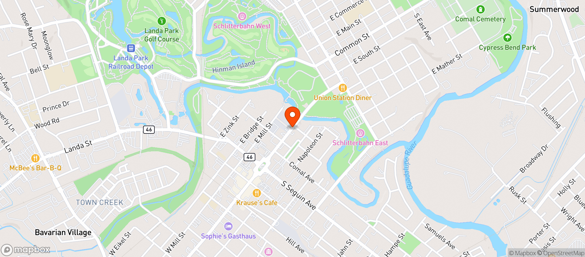 Map showing Saludos