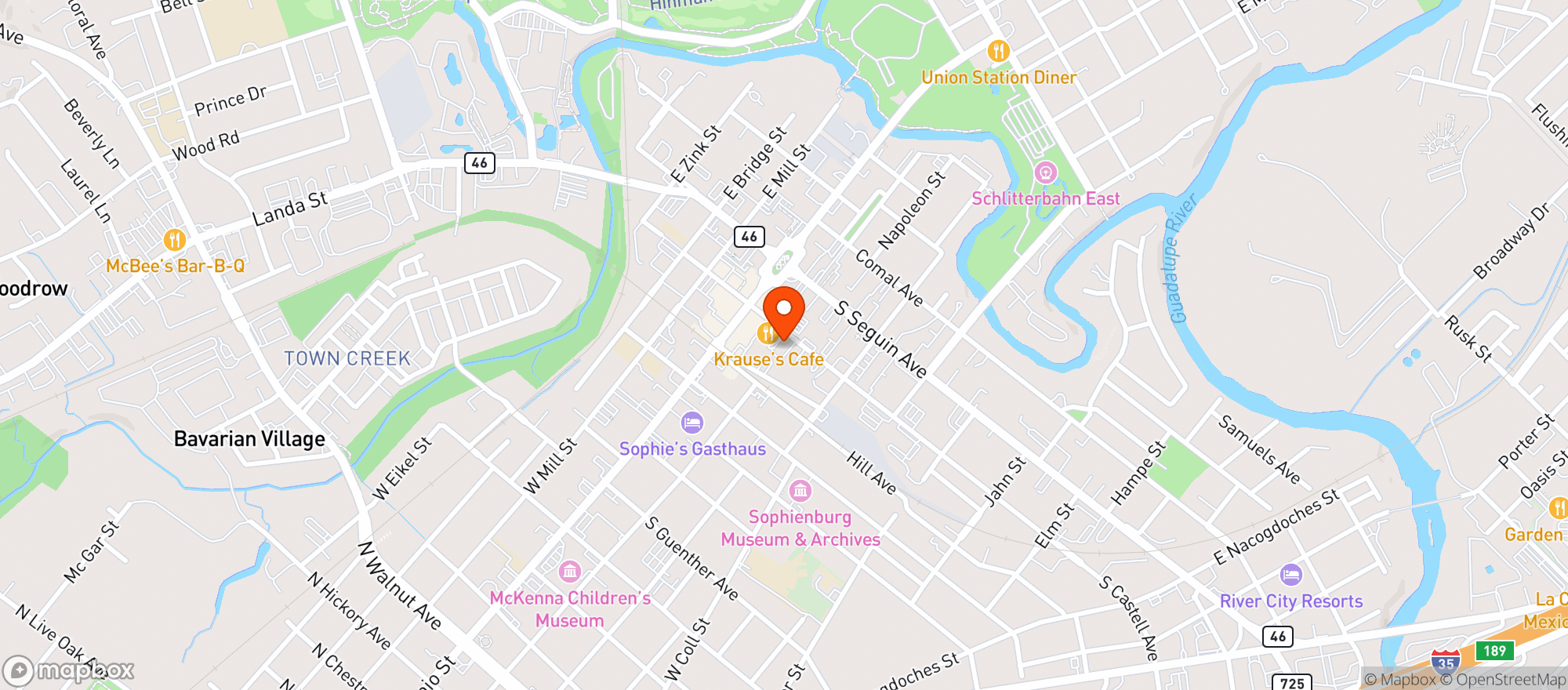 Map showing Codys