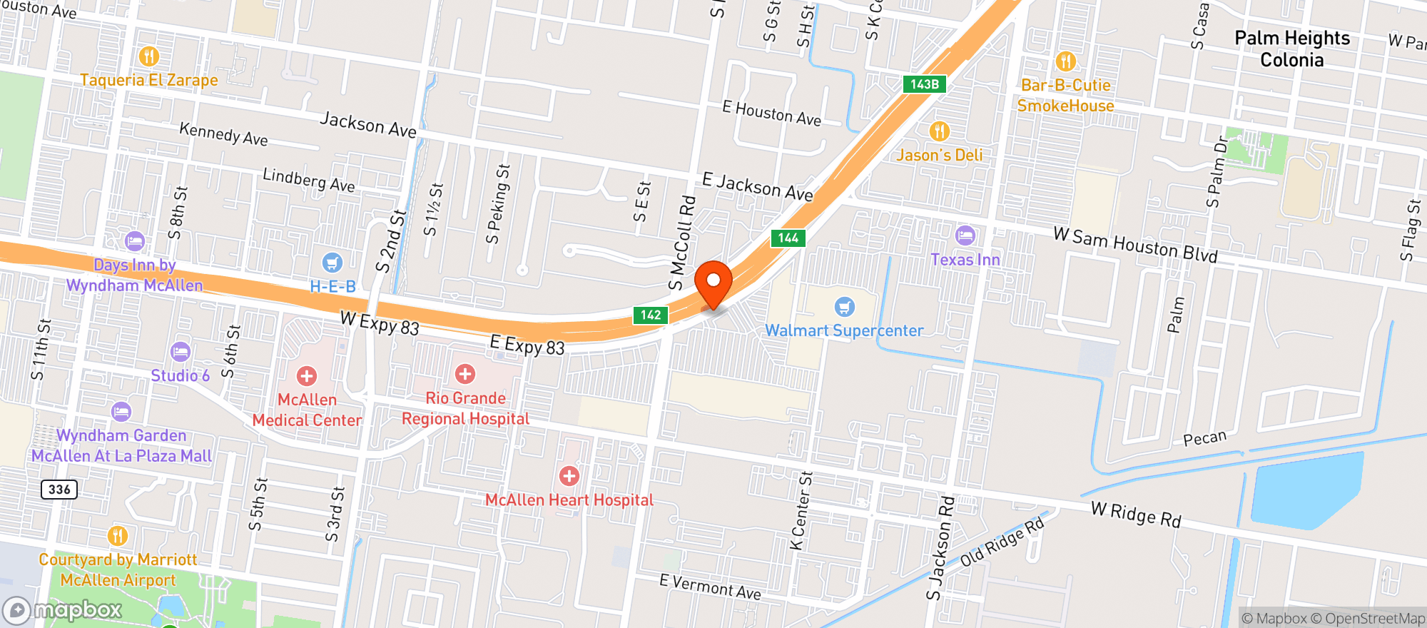 Map showing Total Wine & More