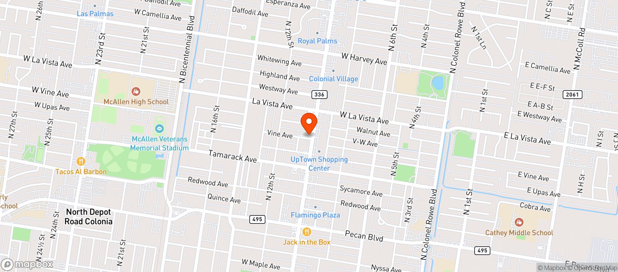 Map showing Magoos Cbd