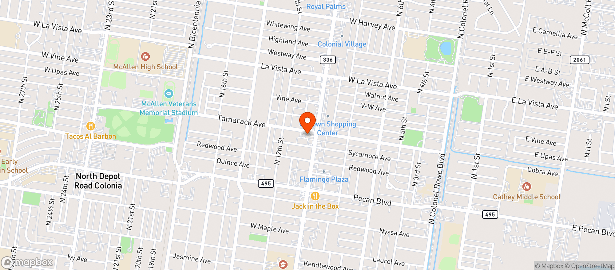 Map showing Hemp It Up Cbd