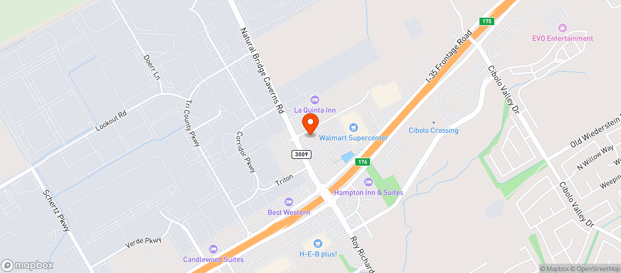 Map showing Go Get CBD