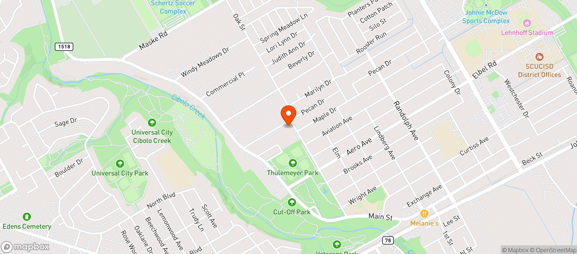 Map showing Beer King