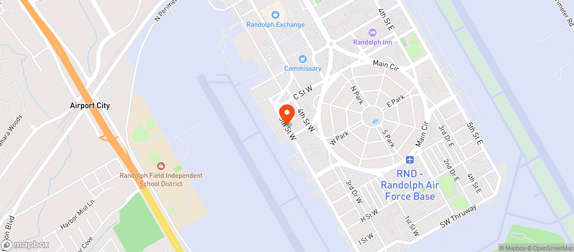 Map showing Gnc