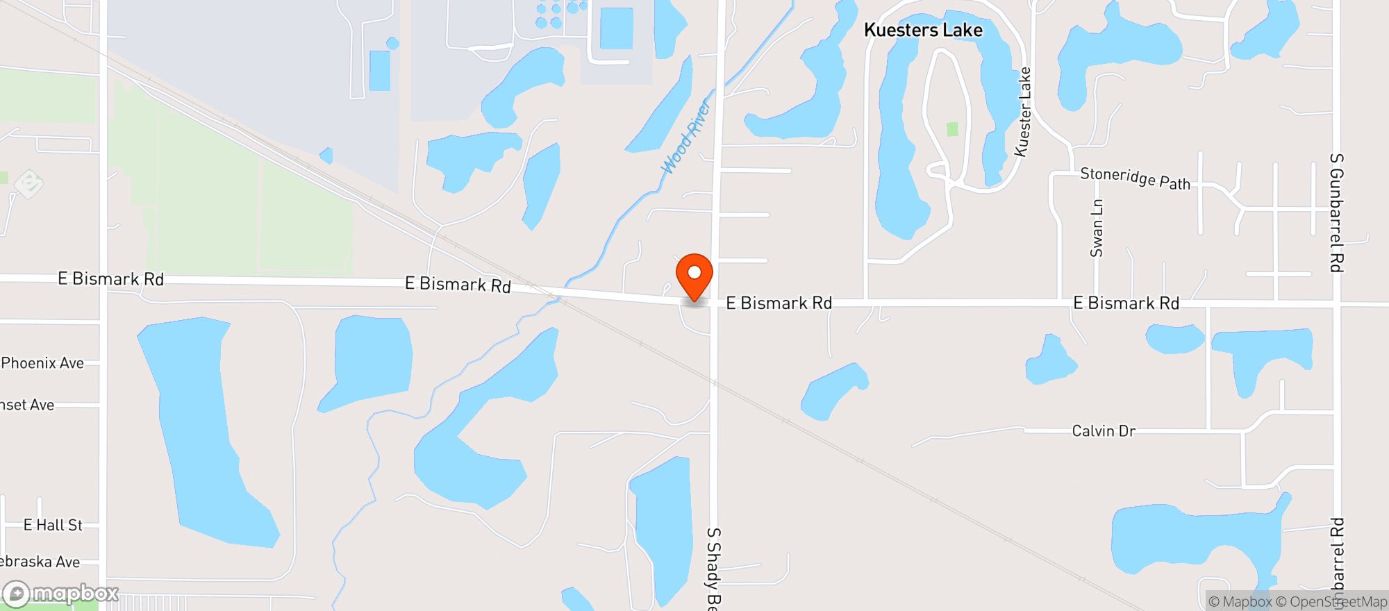 Map showing Pump & Pantry