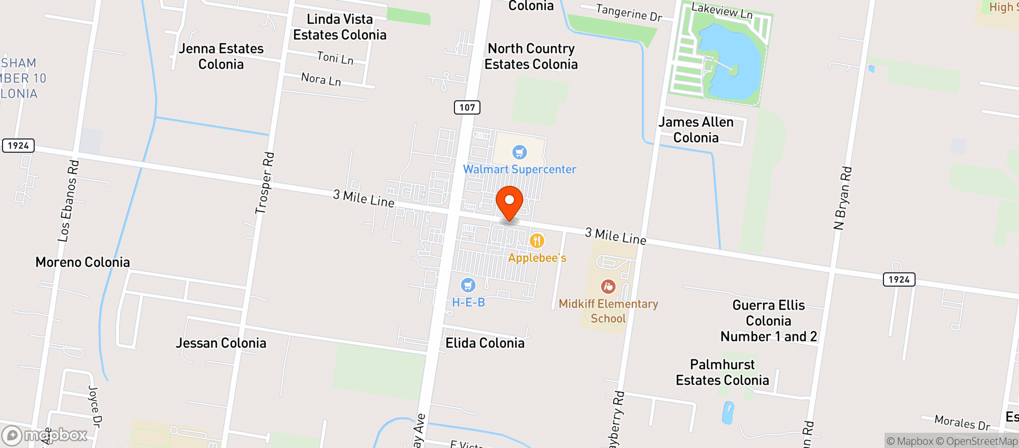 Map showing Wb Liquors & Wine