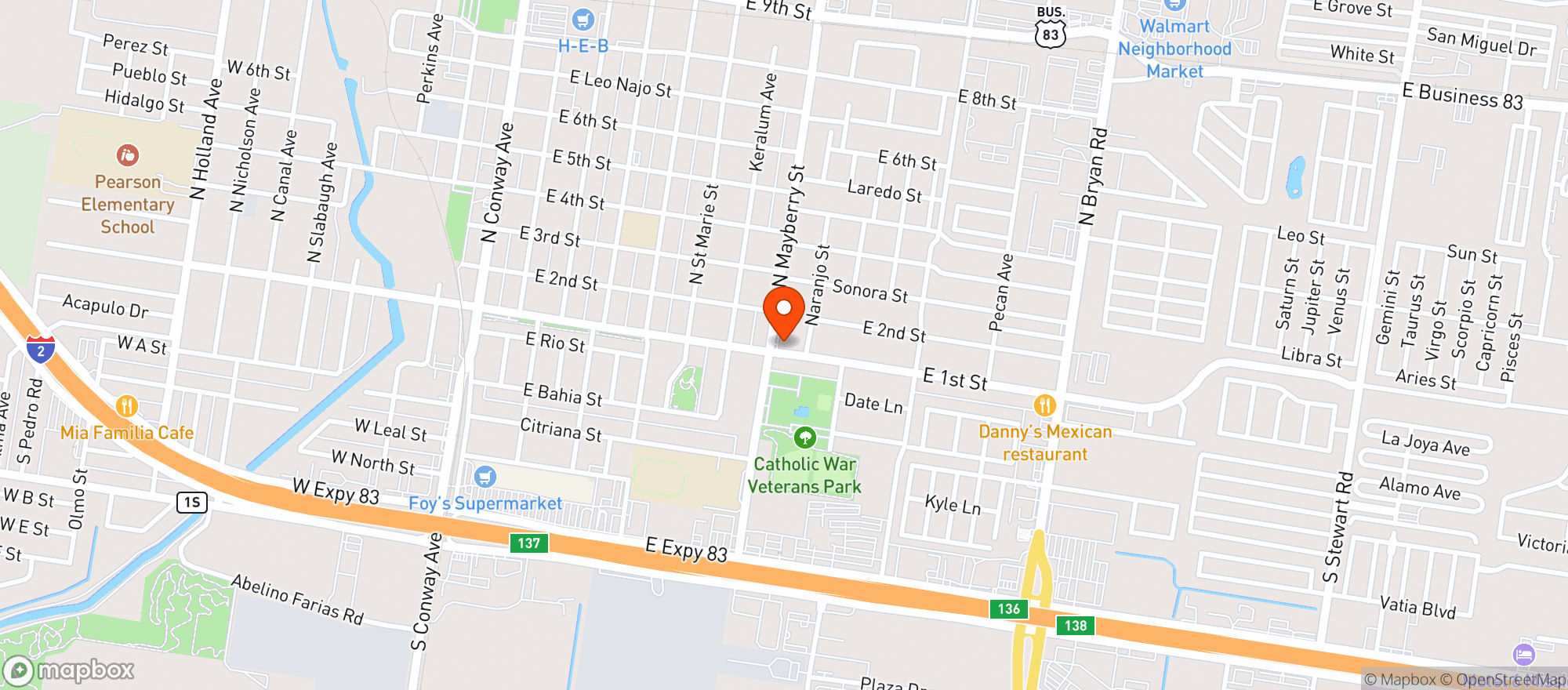 Map showing Mini Max #5