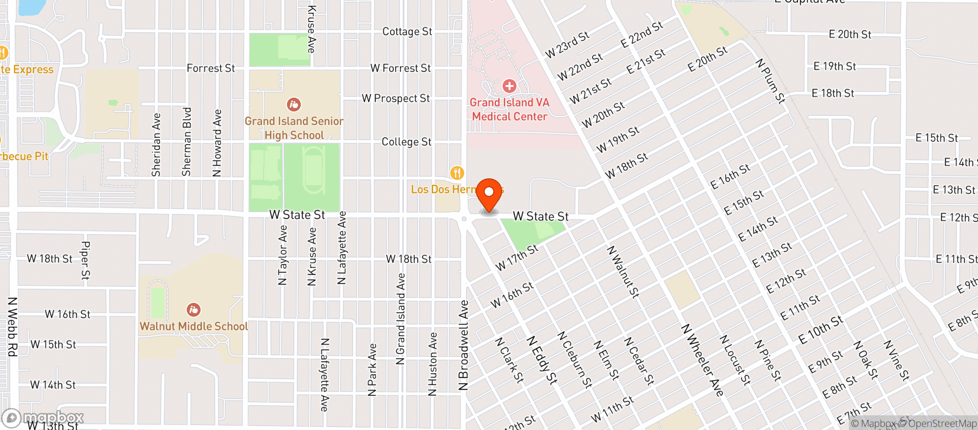 Map showing Super Saver