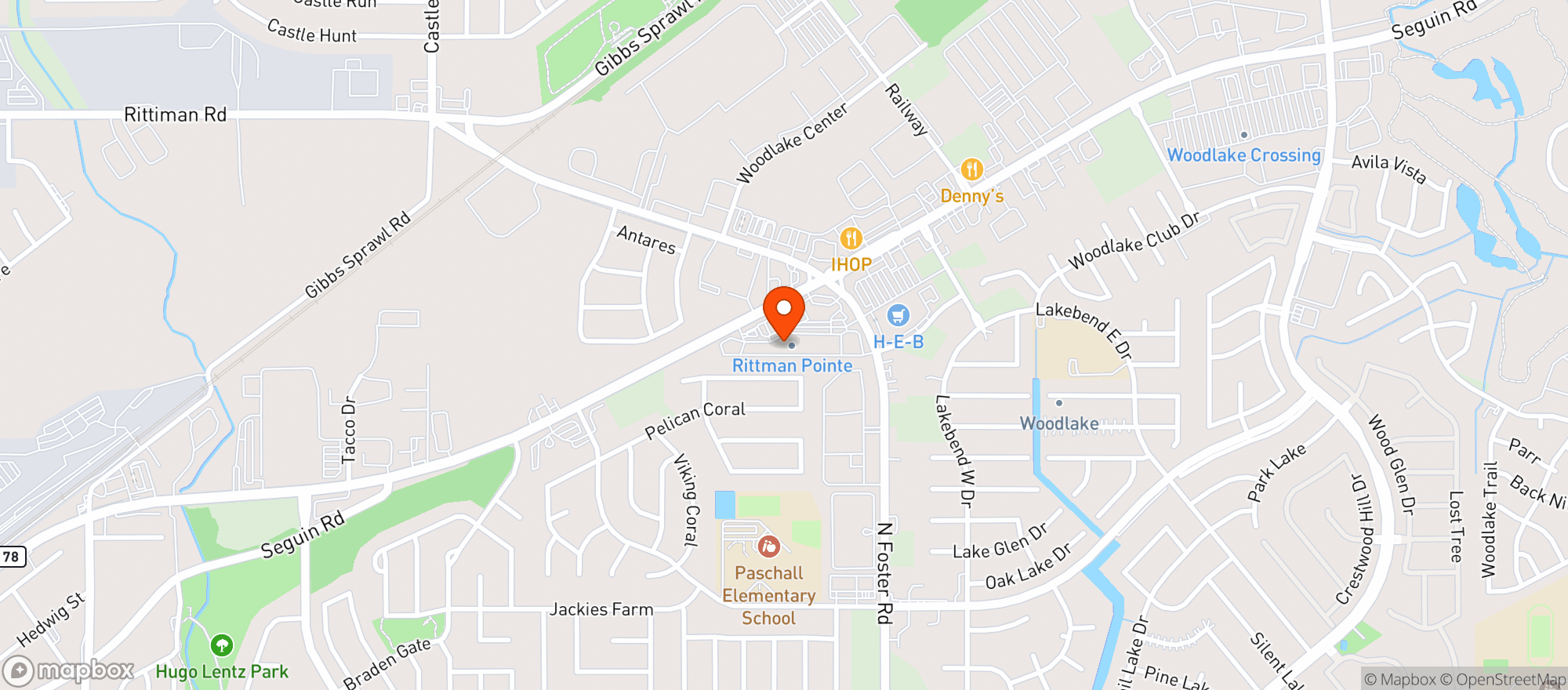 Map showing Hemp Haven San Antonio