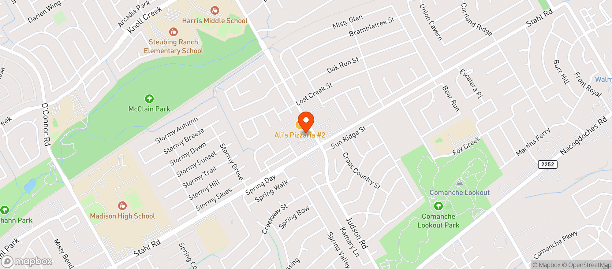 Map showing Liquor Bueno - Judson - (3001)