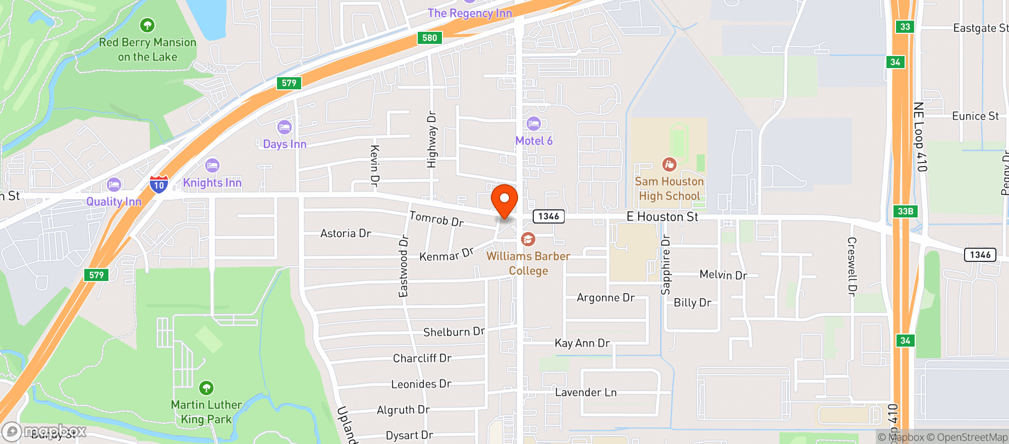 Map showing Super Puff Vape And Smoke