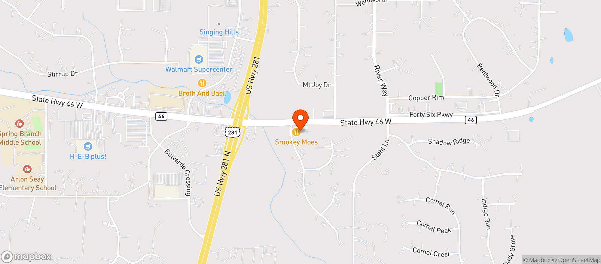 Map showing Jj Liquor #2