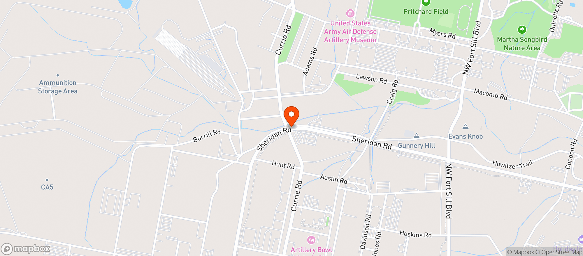 Map showing Shopette #1011921