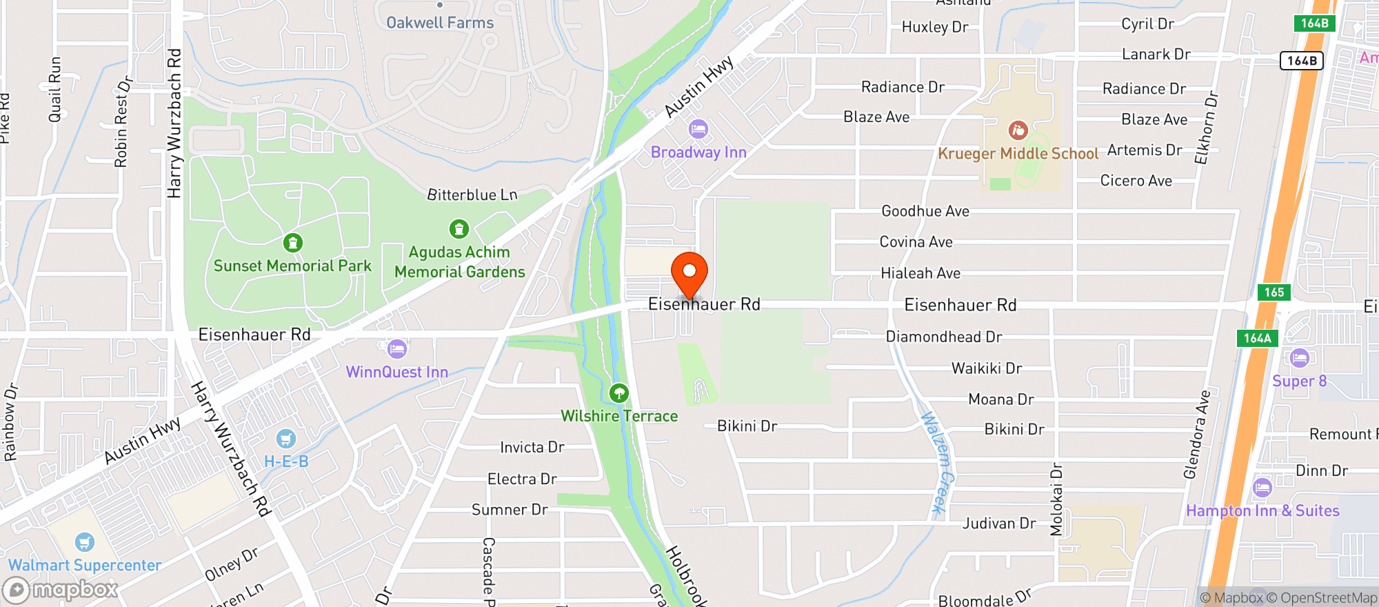 Map showing Gas Mart