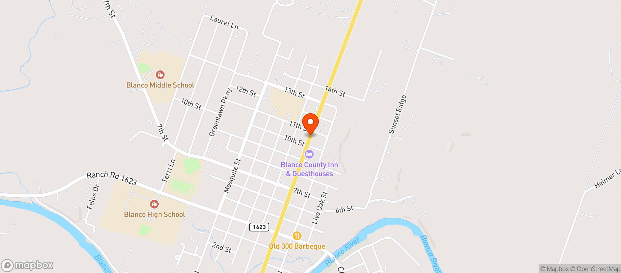 Map showing Brother Food Mart