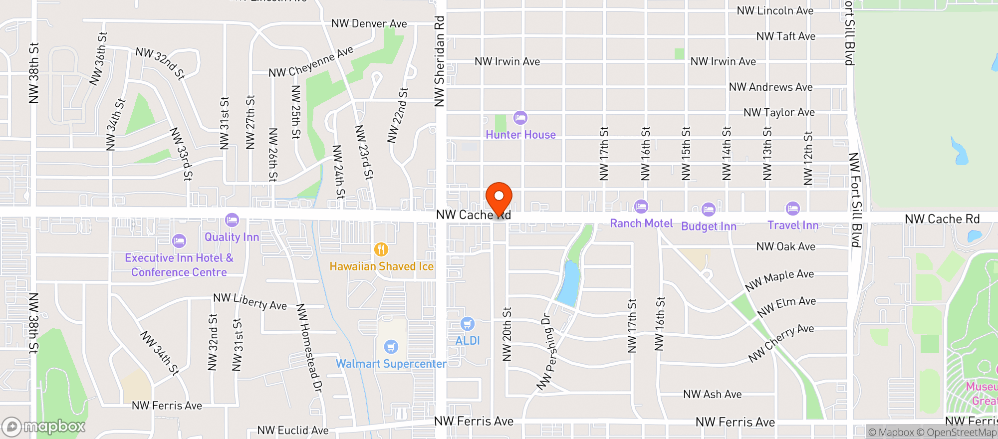 Map showing Cache Road Liquor & Wine